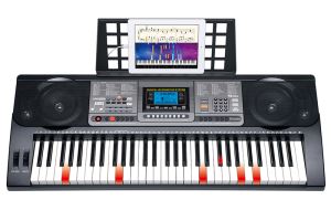 61 taustiņu elektroniskā LCD mācību tastatūra